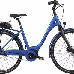 Black Winther Superbe 4 Elcykel Bosch Centermotor Dame 7 Gear Matblå 48cm – 2020