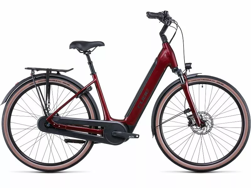 Cube Supreme RT Hybrid Red – Elcykel – 2022, 58cm 1 Cube Supreme RT Hybrid Red – Elcykel – 2022, 58cm
