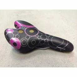 Cultima Selle Royal Gel Sadel, Sort/lilla