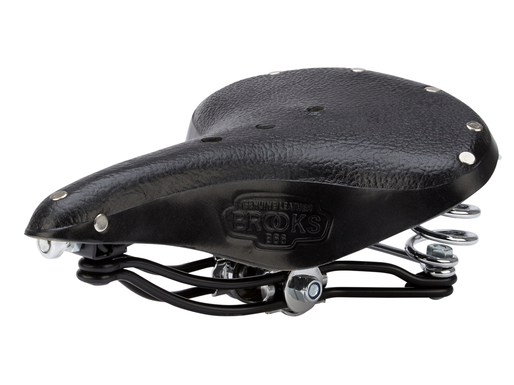 Cykelsadel Brooks B66 Læder Herre Sort 1 Cykelsadel Brooks B66 Læder Herre Sort