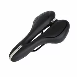 GUB – Sadel Med Silica Gel – MTB/Gravel – Carbon Steel Rail – 450 Gram – Sort