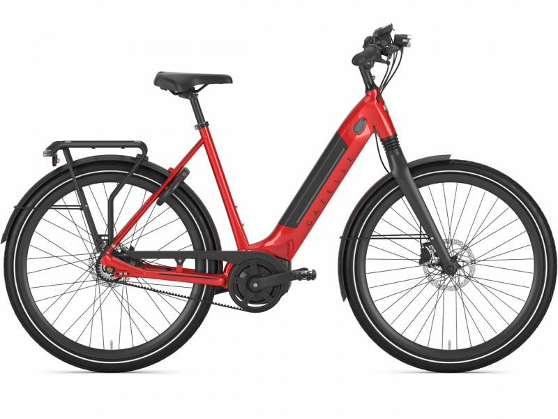 Gazelle Ultimate C8+ HMB Belt Red – Elcykel – 2022 1 Gazelle Ultimate C8+ HMB Belt Red – Elcykel – 2022