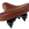 Johnny Loco Cruiser-Sadel Brun Læderlook