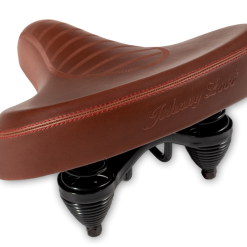 Johnny Loco Cruiser-Sadel Brun Læderlook