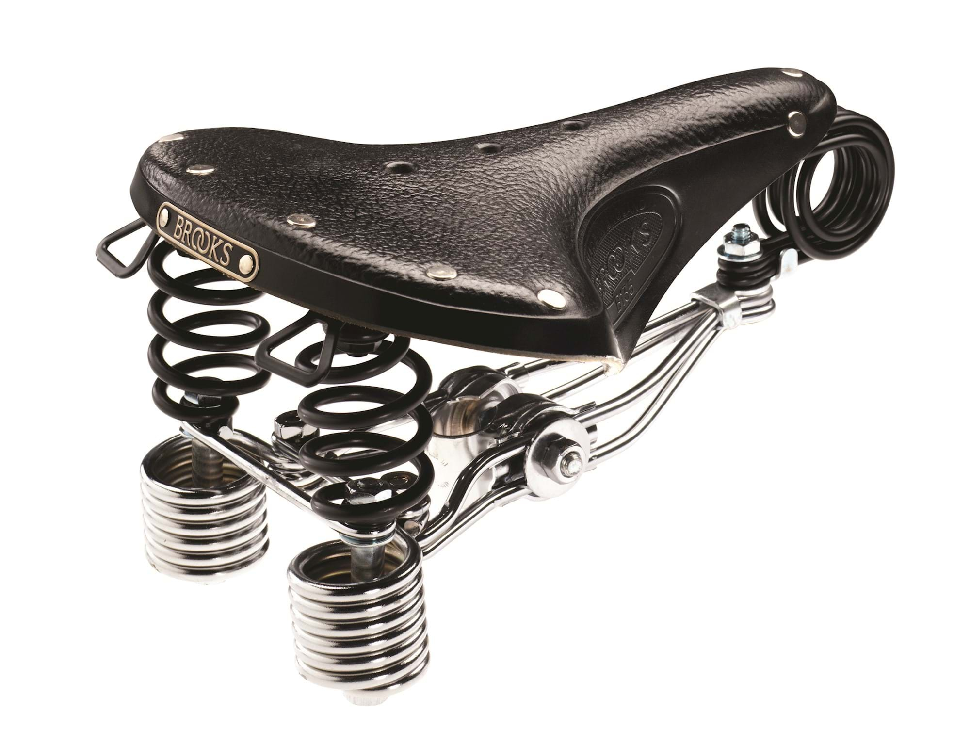 Sadel Brooks B135 Sort Med Dobbelt Fjedre 1 Sadel Brooks B135 Sort Med Dobbelt Fjedre